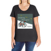 i&rsquo;d lock my bike to yours anytime Ladies Curvy T-Shirt