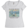 Claude Monet impression Sunrise Women's Triblend Scoop T-shirt