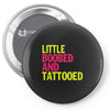 little boobed and tattoed Pin-back button