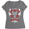 All Men are Created Equal but Only the Best are Born in October Women's Triblend Scoop T-shirt