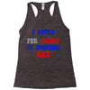 i voted for trump to overturn gay Racerback Tank