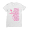 breast cancer Ladies Fitted T-Shirt