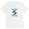 Father is my Name Fishing Is My Game V-Neck Tee