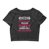they call me grandma partner in crime. Crop Top