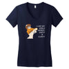 i like my women nerdy, dirty &amp; curvey Women's V-Neck T-Shirt