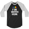 I Am With Him 3/4 Sleeve Shirt