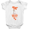 Sleeps With Labrador Retriever Baby Onesie