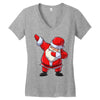 Santa Dabbing Women's V-Neck T-Shirt
