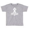 thors hammerretro viking norse fashion cool Toddler T-shirt