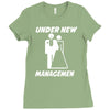 under new management funny Ladies Fitted T-Shirt