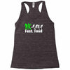zombie fast food  funny Racerback Tank