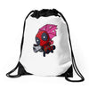lil big mouth Drawstring Bags