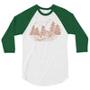 Camping Red 3/4 Sleeve Shirt