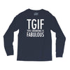 tgif grandma fabulous funny Long Sleeve Shirts