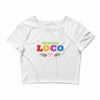 loco coco skul Crop Top