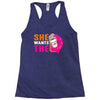 She Wants The D - Dunkin Donuts Racerback Tank