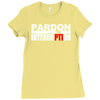 pardon the interruption Ladies Fitted T-Shirt