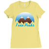 population 51,201 Ladies Fitted T-Shirt
