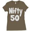 nifty 50 Ladies Fitted T-Shirt