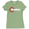 top dad mens funny novelty (2) Ladies Fitted T-Shirt