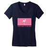 Too Pure To Be Pink Women's V-Neck T-Shirt