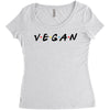 vegan friends tv show parody Women's Triblend Scoop T-shirt