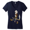 pirate ninja zombie w i p Women's V-Neck T-Shirt