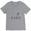 my heart beats for parrots V-Neck Tee