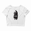 Black Bruin Metal Crop Top