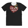 love furever All Over Women's T-shirt