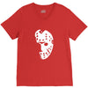 halloween hockey mask V-Neck Tee