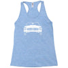 classic kult car auto vintage cabrio Racerback Tank