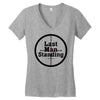 Last Man Standing Women's V-Neck T-Shirt