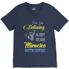 Butterfly Miracles V-Neck Tee