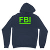 mens fbi print casual slim Hoodie