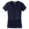 peaceful Women's V-Neck T-Shirt