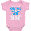 why do i swim why do you breath Baby Onesie