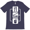 v2 eat sleep computer mouse T-Shirt