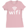 wifi Ladies Fitted T-Shirt