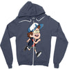 bipper1 Zipper Hoodie