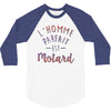 l homme parfait est motard 3/4 Sleeve Shirt