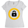 key low Women's Triblend Scoop T-shirt