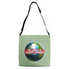the world is always spinnin Adjustable Strap Totes