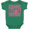 straight outta preschool Baby Bodysuit