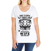 Life After Death Mess With My Wife Ladies Curvy T-Shirt