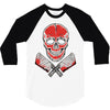 skull meat 3/4 Sleeve Shirt