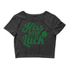 kiss me for luck Crop Top
