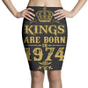kings are born in 1974 Pencil Skirts