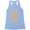 wife mom boss Racerback Tank