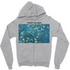Van Gogh  Blossoming Almond Zipper Hoodie